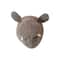 Hello Honey® 8" Gray Wool Felt Hippo Head Wall Hanging
